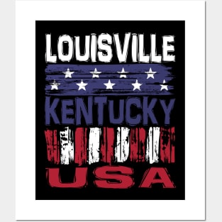 Louisville Kentucky USA T-Shirt Posters and Art